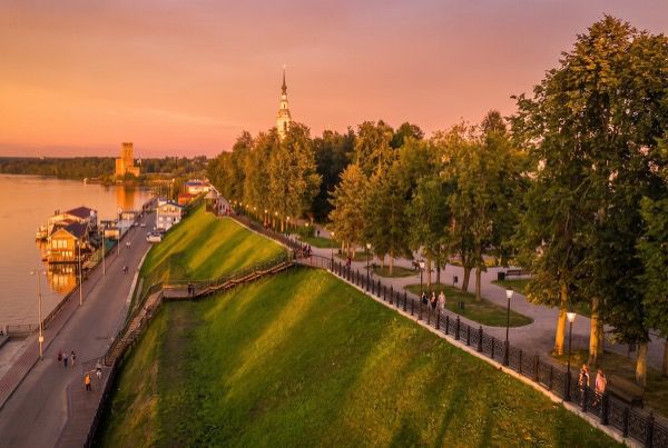 Кинешма · Волжский бульвар